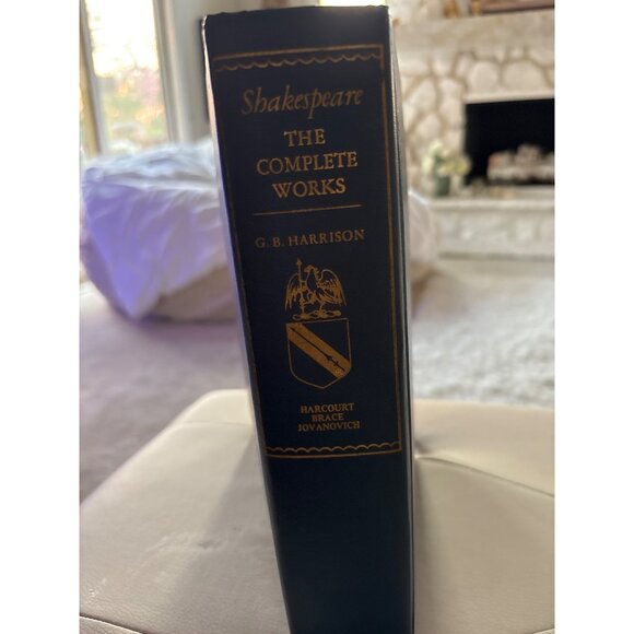 Shakespeare The Complete Works By G.B. Harrison 1968 Harcourt Brace Jovanovich - Picture 11 of 12